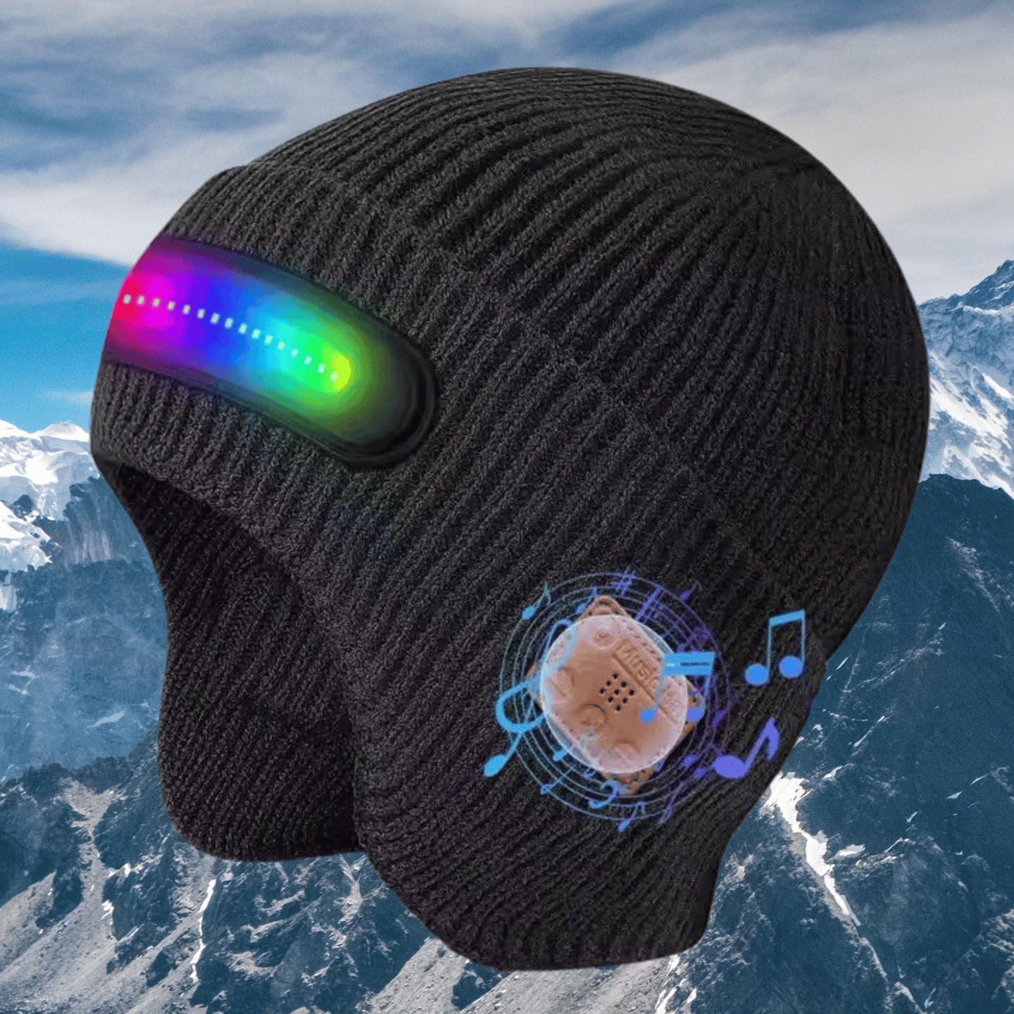 LED-Bluetooth-Musik-Mütze
